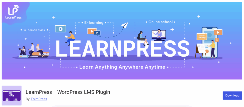 LMS for educators, LearnPress